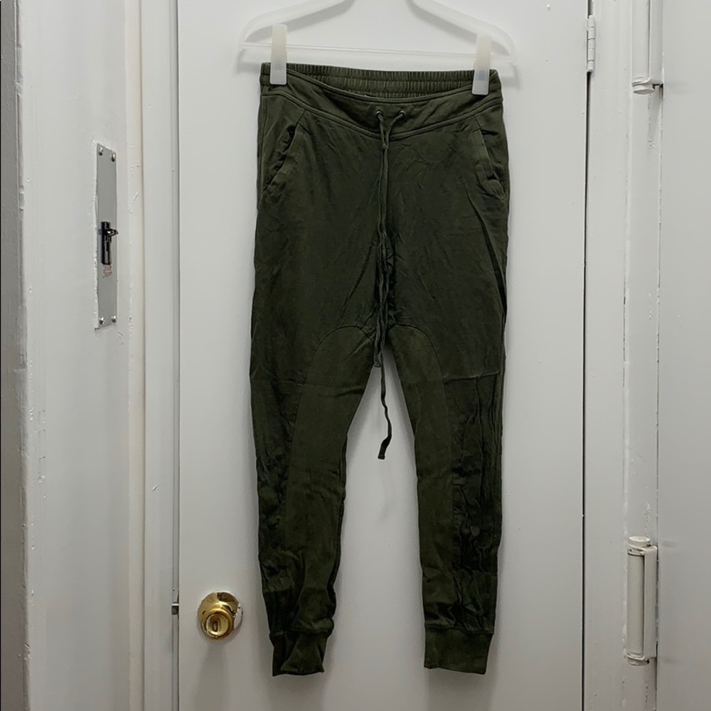 Olive joggers